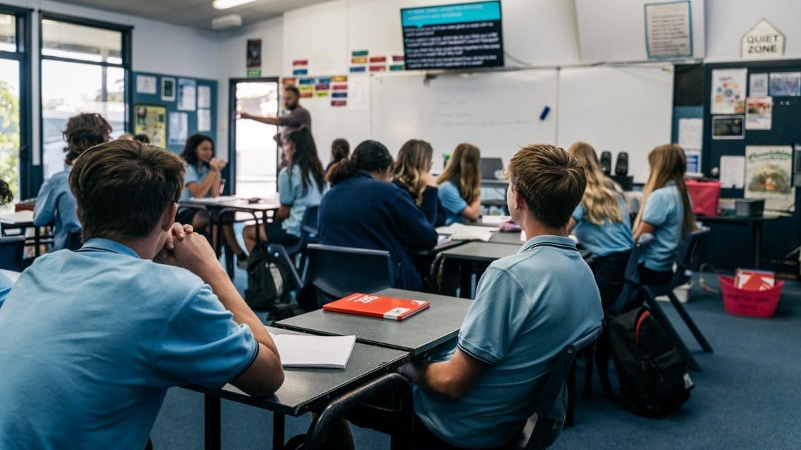 Secondary school class